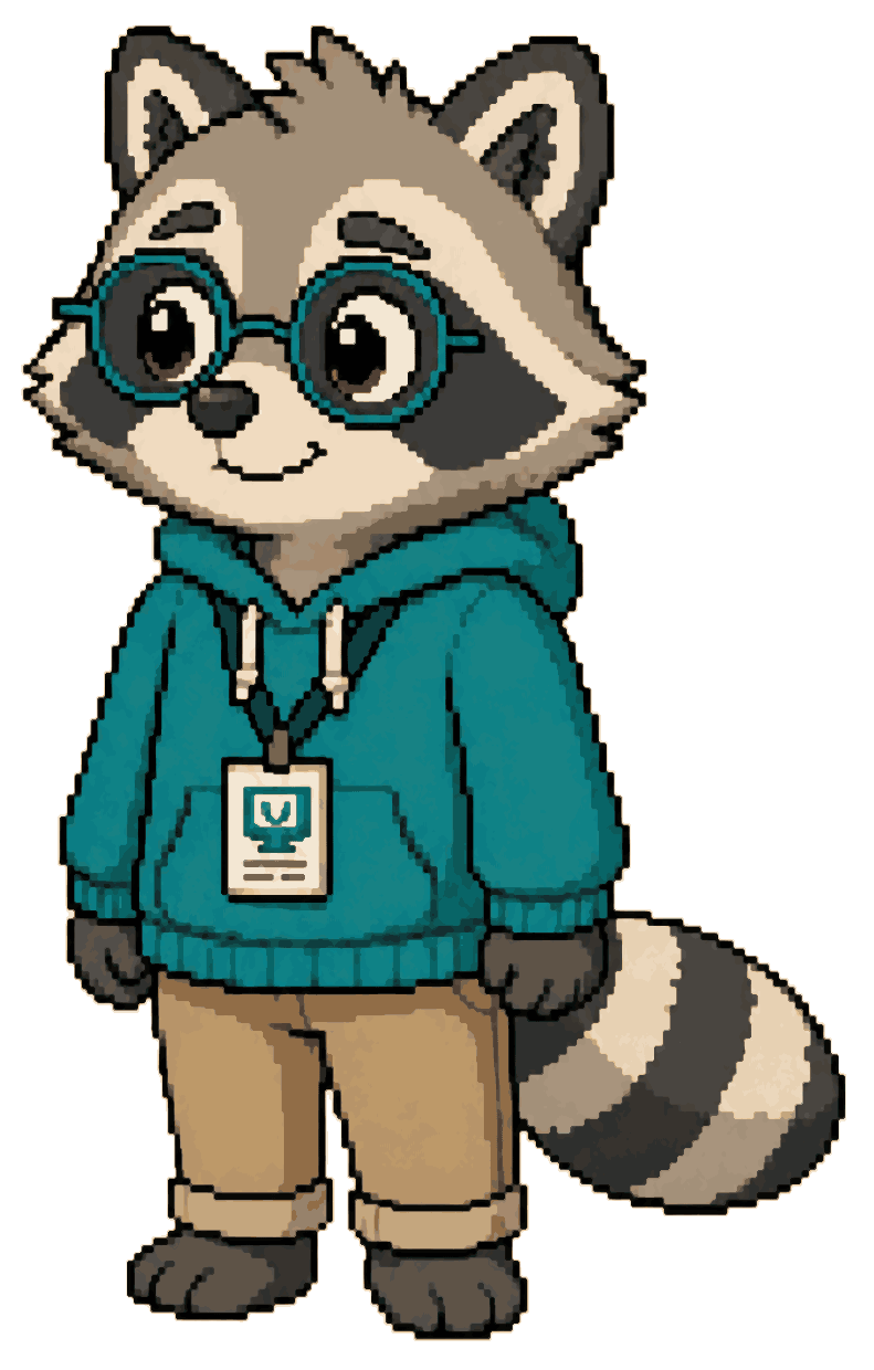 Byte the raccoon